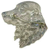 Spaniel Head Brooch