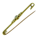 Aquamarine & Pearl Stock Pin