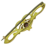 Art Nouveau Stock Pin
